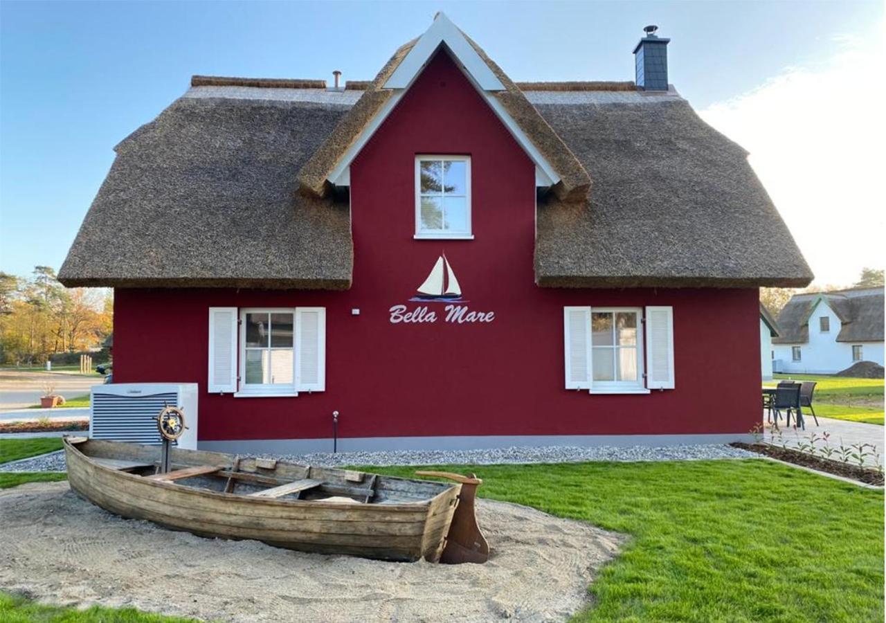 Modernes Reetdach-ostseeferienhaus Bella Mare, Insel Usedom Mit Sauna, Kamin & Sonnenterrasse Apartment Zirchow