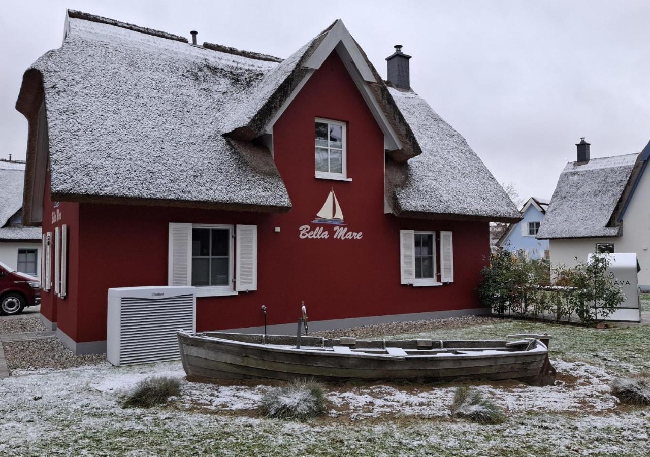 Modernes Reetdach-ostseeferienhaus Bella Mare, Insel Usedom Mit Sauna, Kamin & Sonnenterrasse Apartment Zirchow